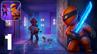 Stealth Master :Assassin Ninja - Gameplay Walkthrough Part 1 (iOS, Android) screenshot 2