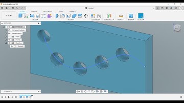 Fusion 360 - Tutorial - Pattern on Path