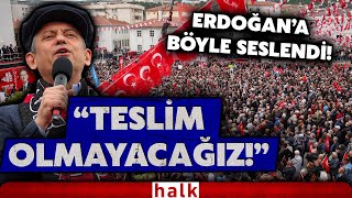 Yozgatta Özgür Özelden Erdoğanı Küplere Bindirecek Konuşma