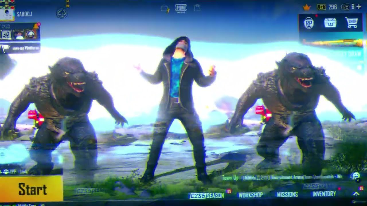 GodZilla 🔥🔥💯 Lobby Video Pubg Best Edit By Paragon Play YT