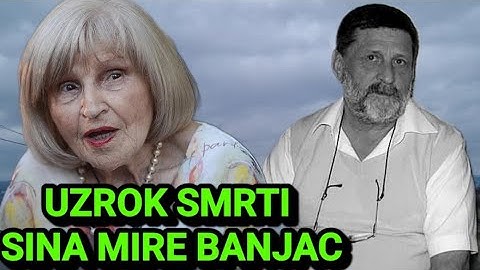 OVO JE UZROK SMRTI SINA MIRE BANJAC! OGLASILA SE GLUMICA O SMRTI BRANISLAVA BRANA JOVANOVIĆA