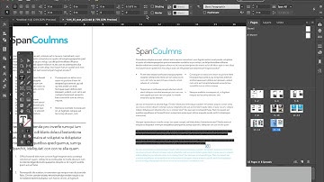 Indesign: Creating text using one text box