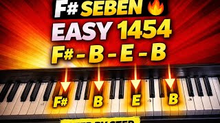 How to Play Easy and Hot 1454 Sebene rhythm in F# Lesson 5 | Easy and Step by Step Tutorial 🎹🔥