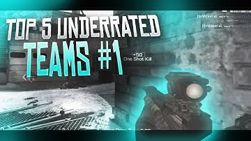 Top 5 Underrated Teams #1 ft. Fenix Gats [Crazy #1 Spot?!?]