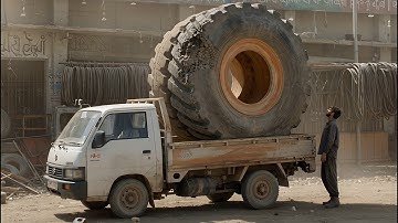 This Level 999 Tire Restoration Will Blow Your Mind! tractor tire reconditioning | @PkProcess