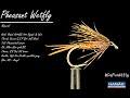 Tying a pheasant wetfly  tied by matthias dibiasi  depunkt fly