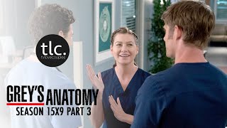 Greys Anatomy Meredith \& Andrew DeLuca (MerLuca) Season 15-9 3\/3