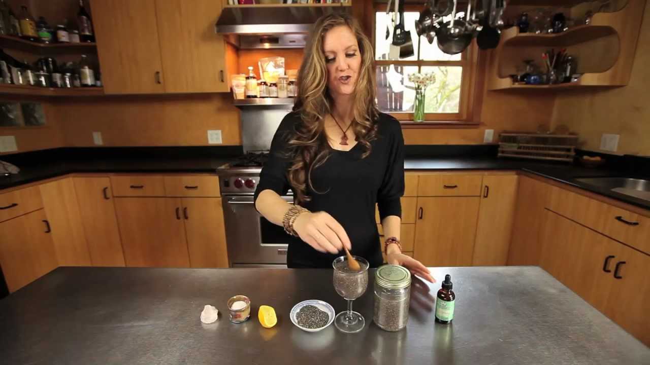 How to Make a Hydrating Chia Seed Drink YouTube