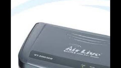 أعدادت روتر AirLive WT 2000ARM Turbo G ADSL Router