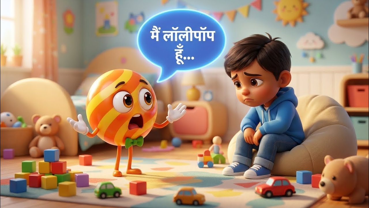 मैं लॉलीपॉप हूँ 🍭 | Hindi Cartoon Kahani | Kids Moral Story | Kids Hindi Kahani | Parents Must Watch