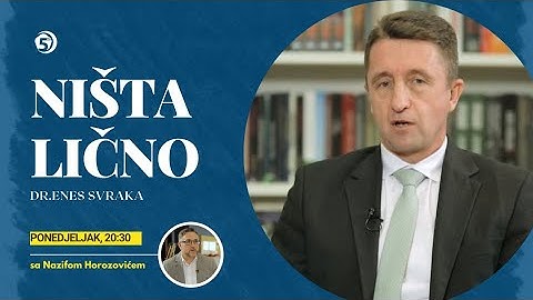 Ništa lično - dr. Enes Svraka