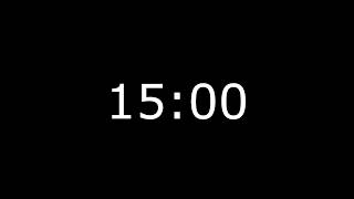 15 Minute Timer - 900 seconds - school 15 minute timer for school for classsrooms