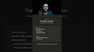 The Walrus Operator: Python's Cleanest Loop Trick #pythonprogramming