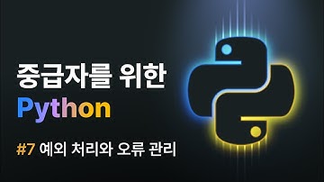 [중급자를 위한 Python] #7 예외 처리와 오류 관리