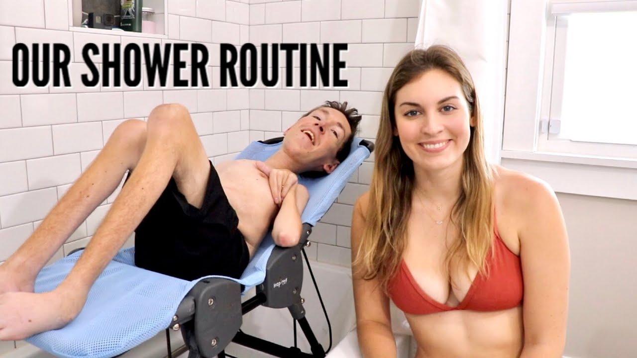 My Wife Helps Me Shower - Our Shower Routine / Squirmy and Grubs - YouTube