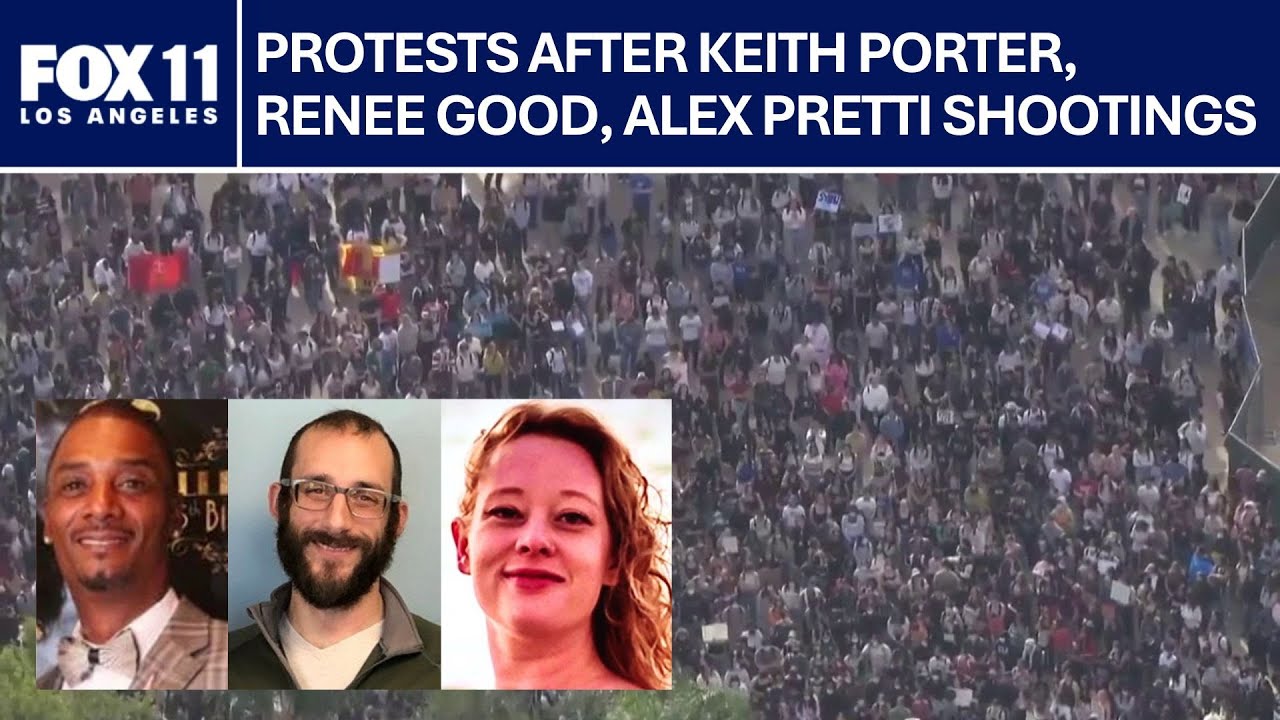 Massive crowd gathers for ICE protest at UCLA | FOX 11 LA