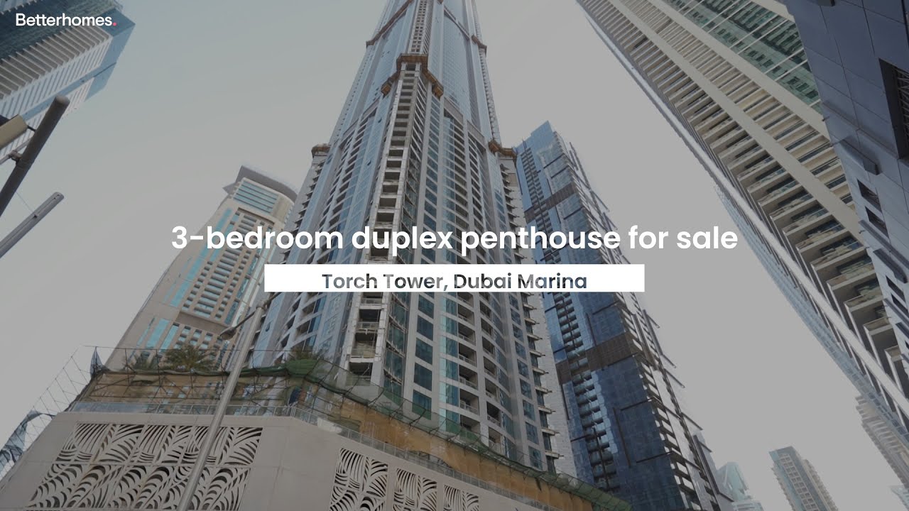 Duplex penthouse for sale in Torch Tower, Dubai Marina