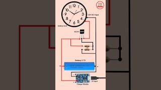3.7V to 1.5V converter Lifetime battery for wall clock #shorts #electrical #viral #pbexperiment