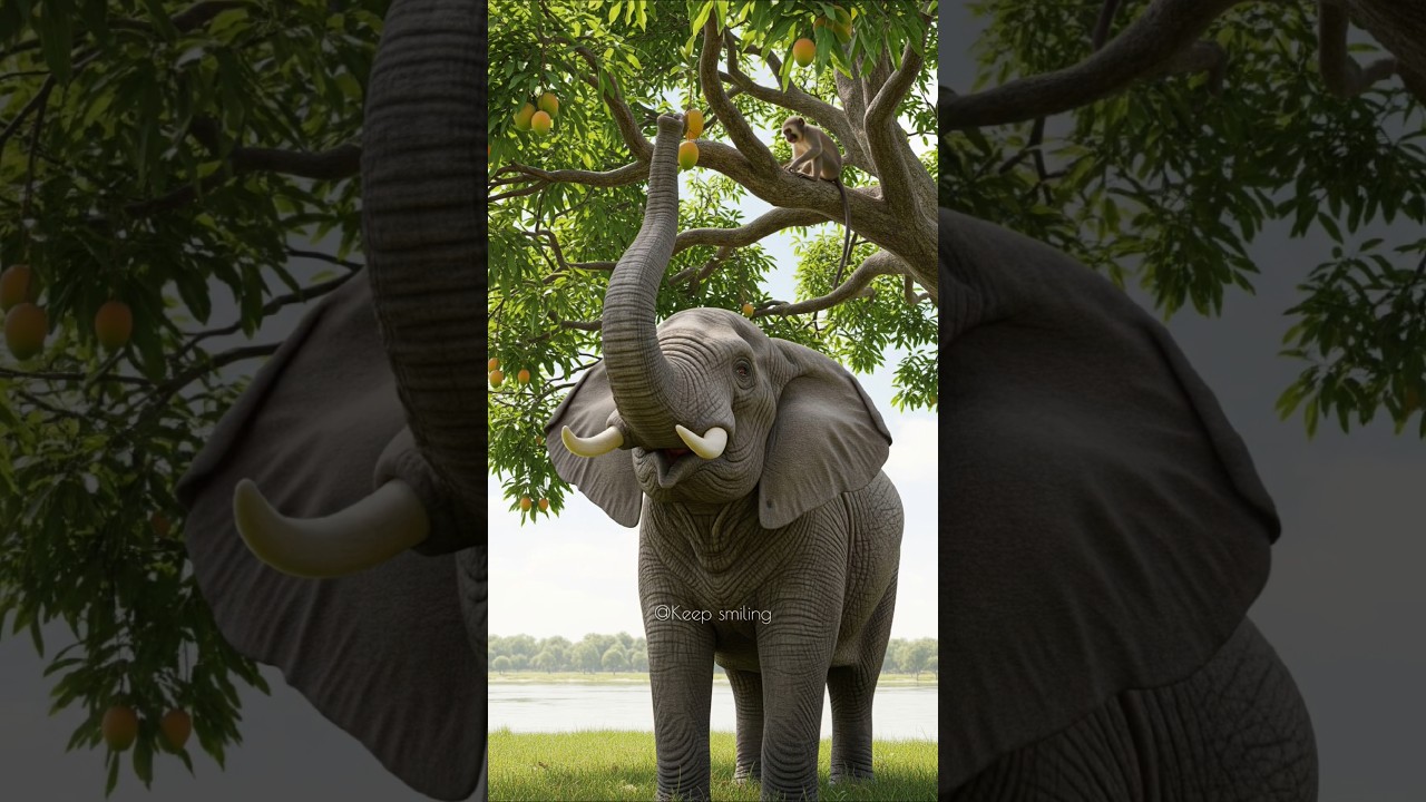 Elephant v/s Monkey 🐒 |