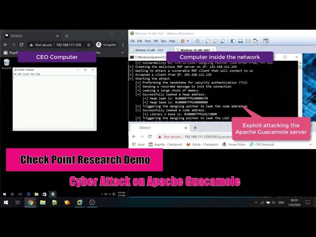 Check Point Research Demo: Cyber Attack on Apache Guacamole