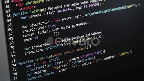 Programming Computer Code | Motion Graphics - Videohive template