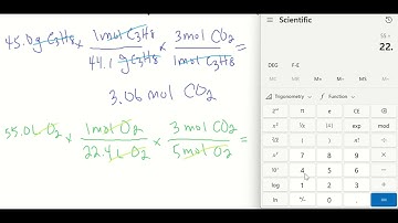 Volume-Mass and Mass-Mass Stoichiometry | Combustion of Propane