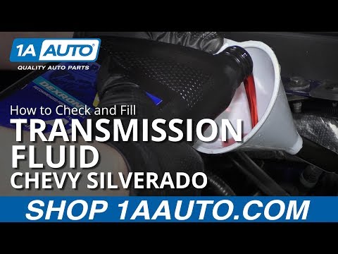 How to Check and Fill Transmission Fluid 14-19 Chevy Silverado