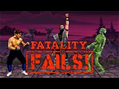FATALITY FAILS !  MORTAL KOMBAT 2 ( SEGA )