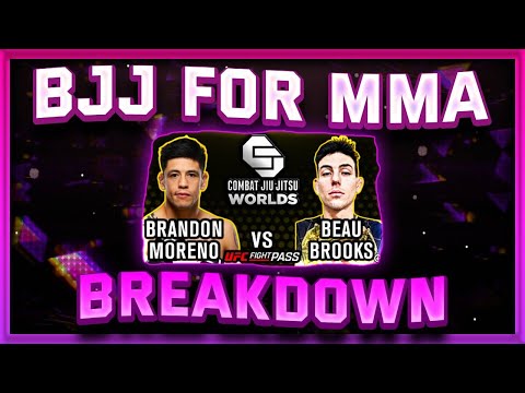 Breaking Down Brandon Moreno (Former UFC Champion) vs Beau Brooks at Combat Jiu Jitsu Worlds