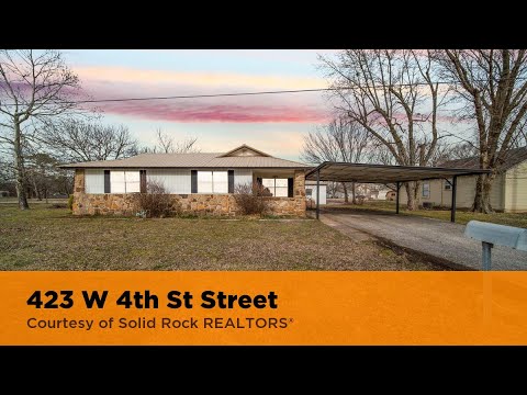 423 W 4th St Street, Chelsea, OK home video tour