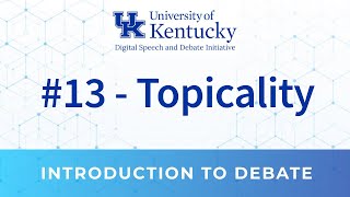 13. Topicality Profile