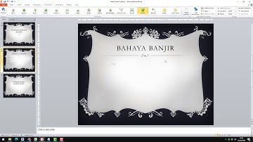 Kelas 5 SD TIK Menyisipkan Desain dan Animasi pada Slide presentasi Powerpoint 2010,