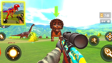 Wild Dino Hunting Shooting 3D #2 | Android Gameplay