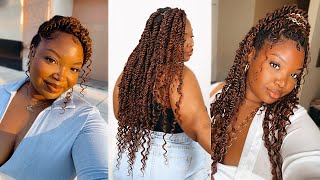 Cute TENSION FREE Boho Twist Protective Style
