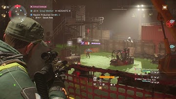 GE Napalm Production Site (1.7) Legendary + Critical Outbreak (Day 1) The Division