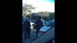 Florida 2 old men fight over walmart parking space