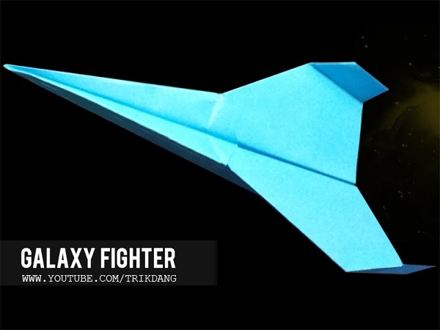 LONG DISTANCE PAPER AIRPLANE - How to make a paper airplane that FLIES FAR
