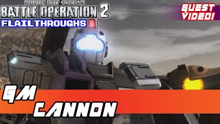 Gundam Battle Operation 2 Guest Video: RGC-80 GM Cannon