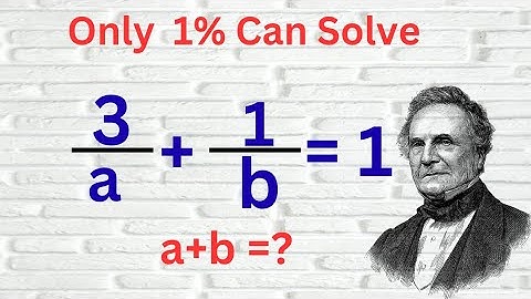 Only 1%  Can Solve  This Math Olympiad Question ?
