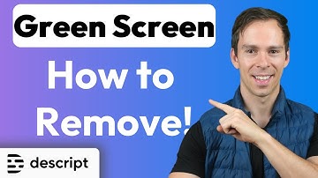 Remove Green Background in Descript