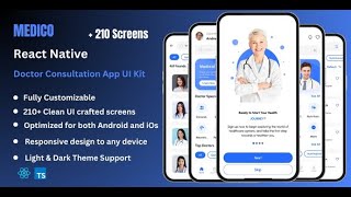 Medico - Doctor Appointment Booking & Consultation React Native Ui Kit