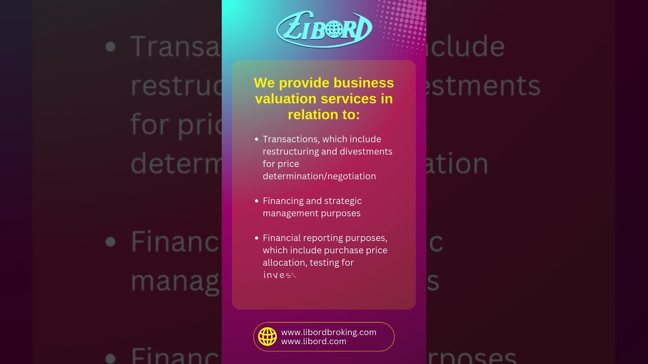 Business & Company Valuation Services | Valuation Services | Libord