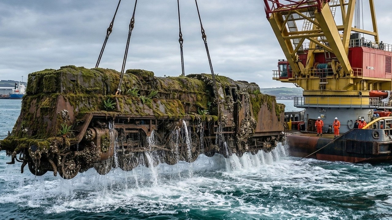 The Most Unreal ASMR Rebuild: Salvaging, and Restoring the 80-Year Hidden  Nazi Gold Train