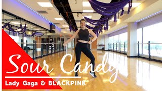 Dance Fitness - Sour Candy - Lady Gaga \& BLACKPINK - Fired Up Dance Fitness