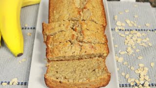 Oatmeal Banana Bread Recipe | Healthy Banana Bread With Oats