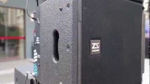 ZSOUND LC10+LC10S+LC10SP Self-powered Coaxial Mini Line Array Speaker System!