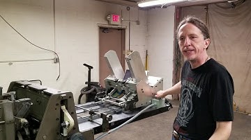 Rosback 3-Knife Trimmer TRAINING, with Variable Freq Drive, Brake Motor and Inline Feeder