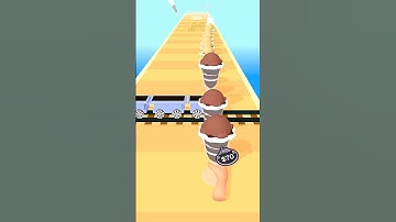 Glass Ice cream🍧 Stack Run #ytshorts #games