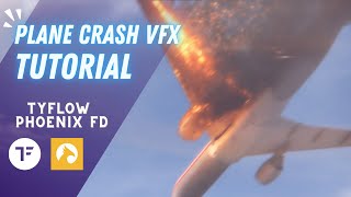 CGI Plane Crash Tutorial | Tyflow + Phoenix FD screenshot 1