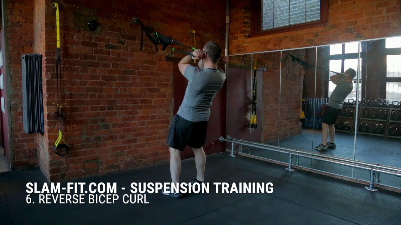 Reverse Bicep Curl Suspension SlamFit Total Training YouTube